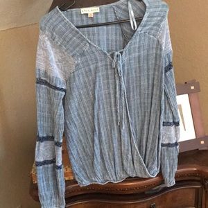 Knox rose denim top